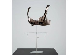 Стійка телескопічна,настільна, для білизни (висота 53-68см. чорний хром)